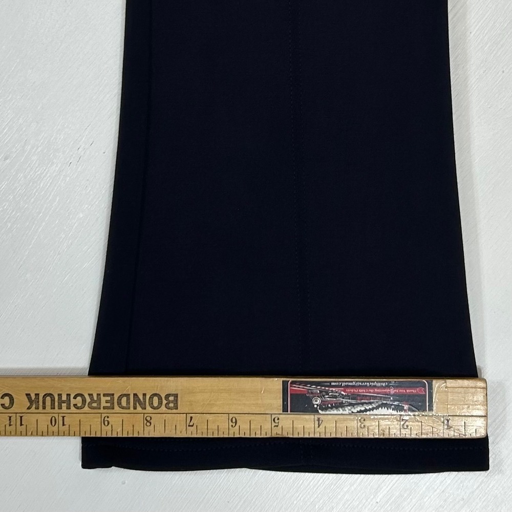 Christian Siriano New York Navy Sailor Button High Rise Straight Leg Pants S - Picture 10 of 11